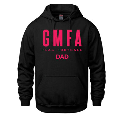 Adult DAD Pullover Hooded Sweatshirt *Sleeve Logo Embroidered*  Thumbnail
