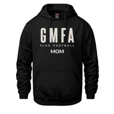 Adult MOM Pullover Hooded Sweatshirt *Sleeve Logo Embroidered*  Thumbnail